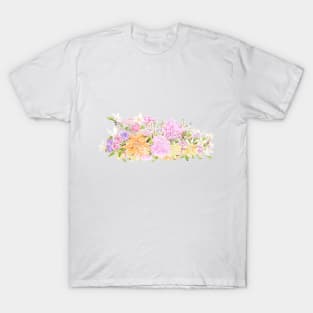 pink purple flowers T-Shirt